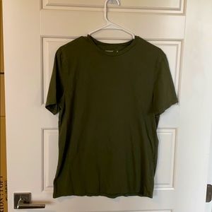 Topman Olive Green T-Shirt - Medium